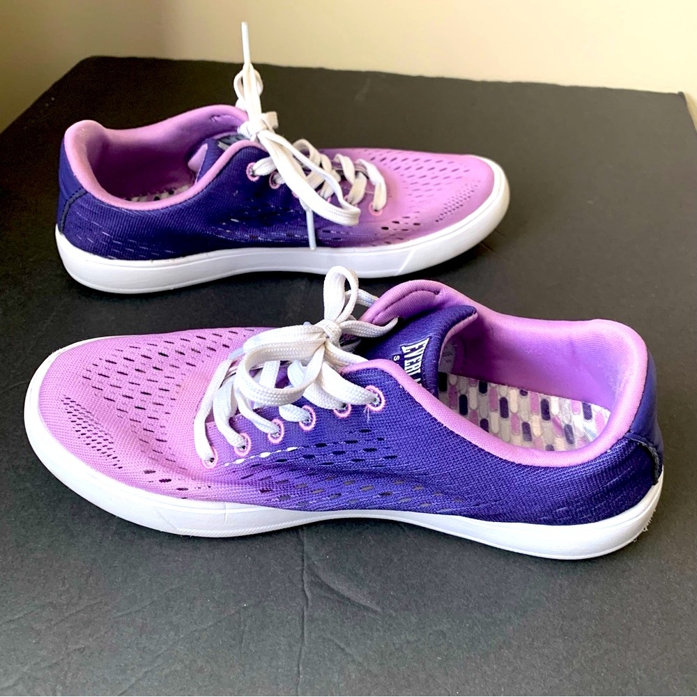 Everlast Purple Ombré Trainers Sneakers; tie up laces; Sz 6.5; Unisex